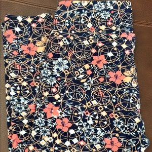 Lularoe Leggings Floral New Sz OS